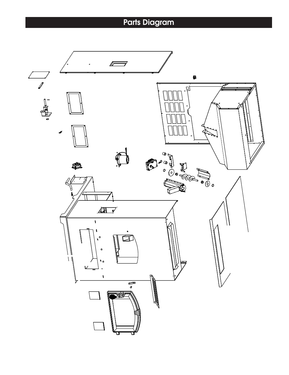 Parts diagram | United States Stove Company 6300C User Manual | Page 17 / 24