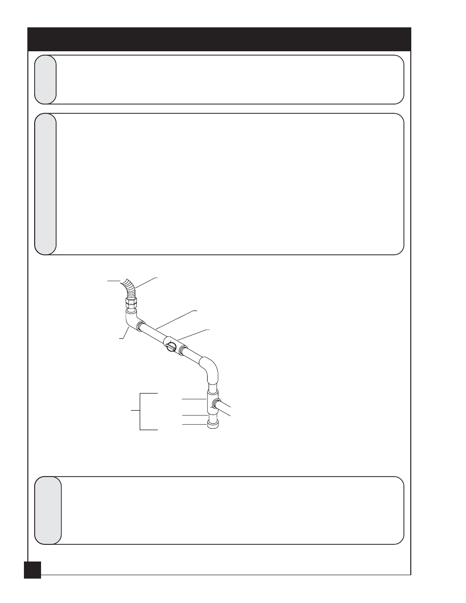 Gas connection, Caution, Notice | United States Stove Company VFZC32L User Manual | Page 14 / 32
