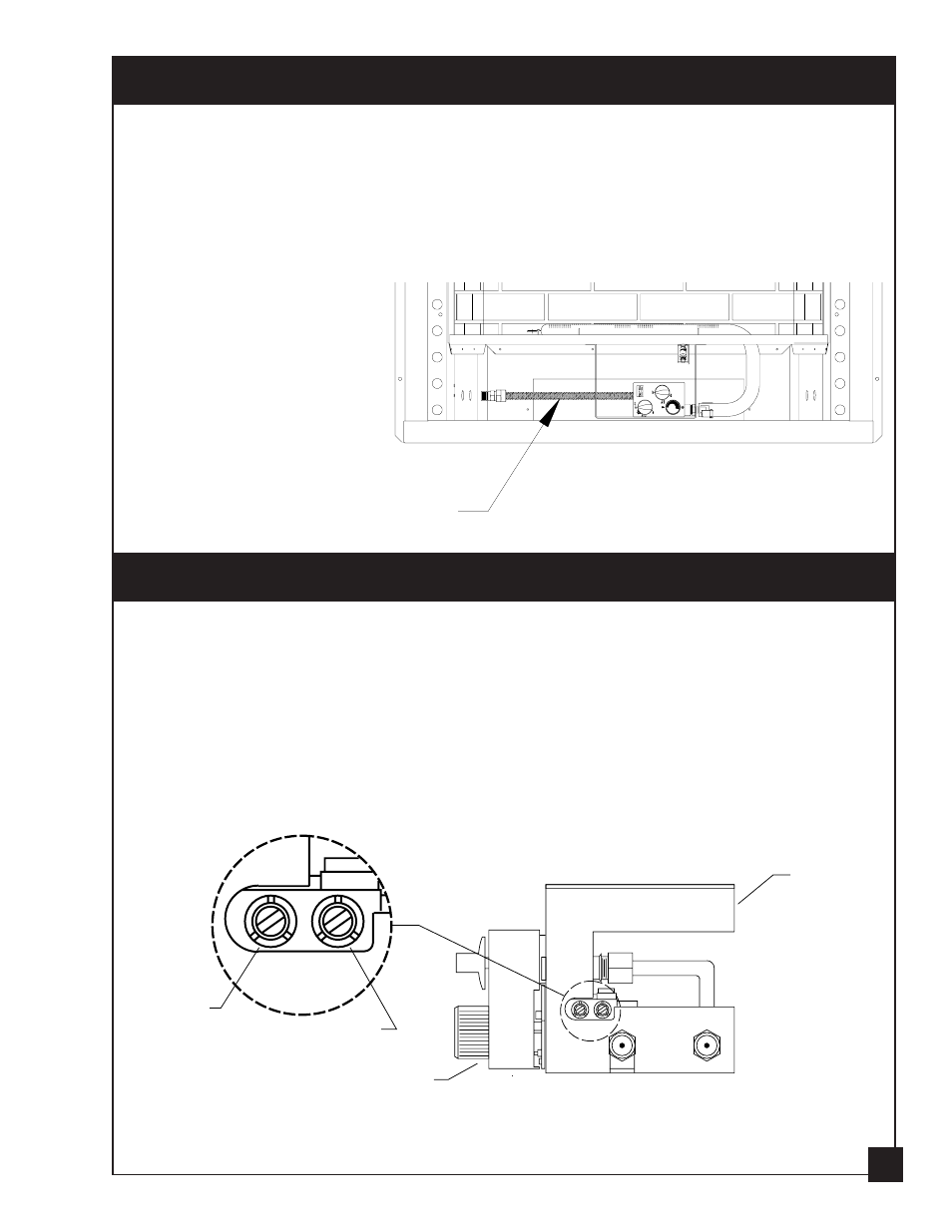 Gas connection, Gas pressure check | United States Stove Company VFZC32L User Manual | Page 15 / 32