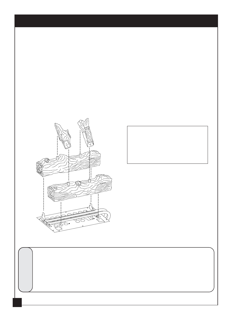 Log assembly | United States Stove Company VFZC32L User Manual | Page 20 / 32