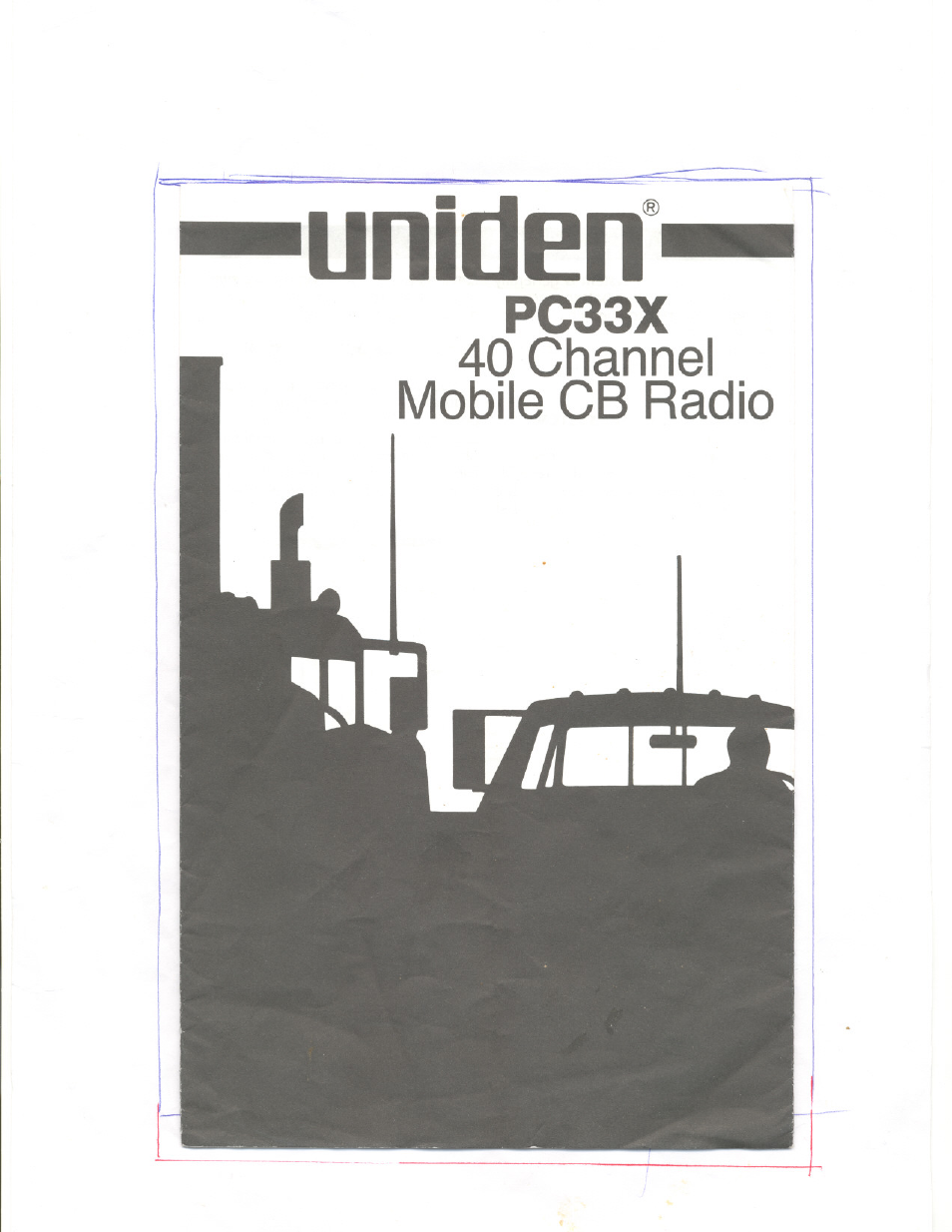 Uniden PC33X User Manual | 8 pages