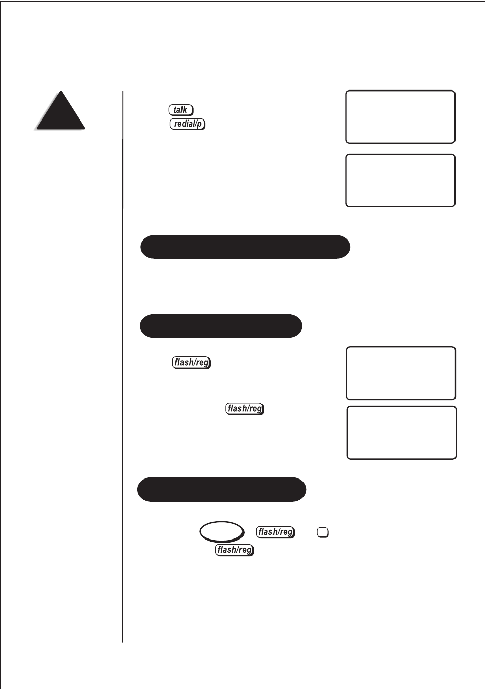 Key lock / unlock, Travelling out of range call waiting / flash | Uniden DSS2115 User Manual | Page 13 / 24