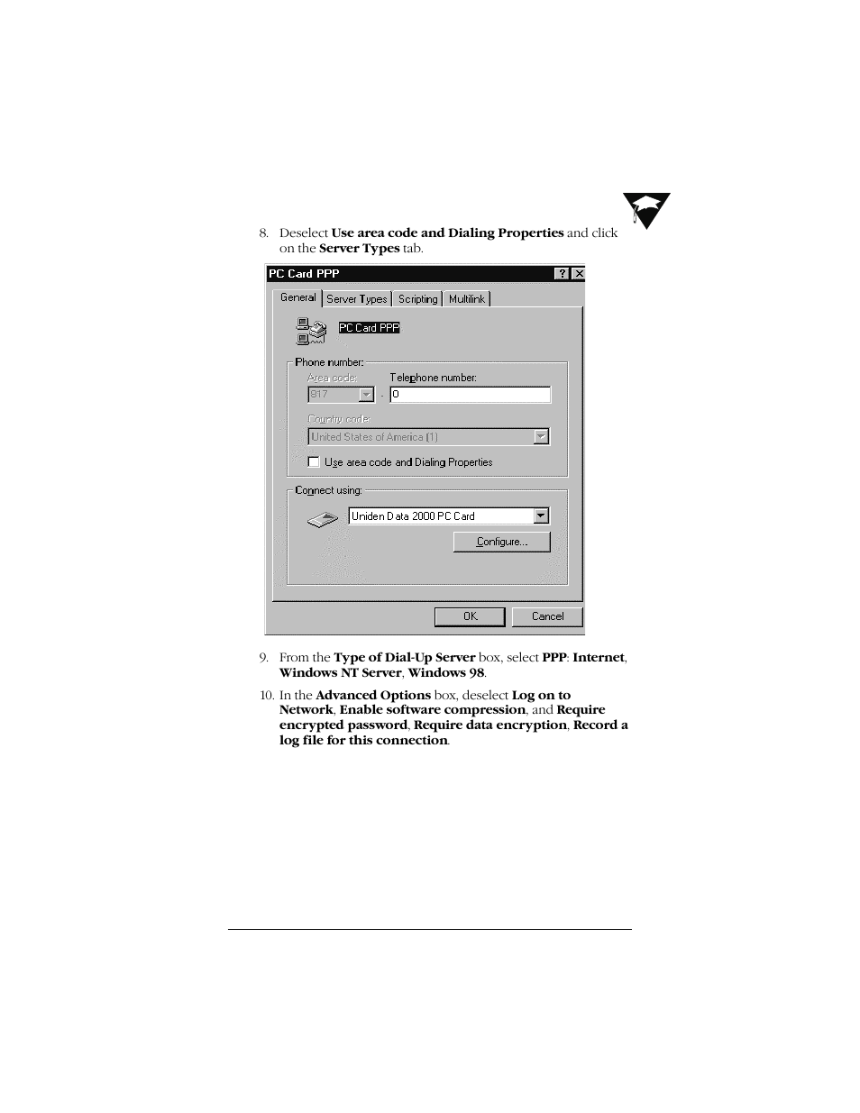 Uniden Data 2000 Wireless CDPD PC Card User Manual | Page 39 / 99