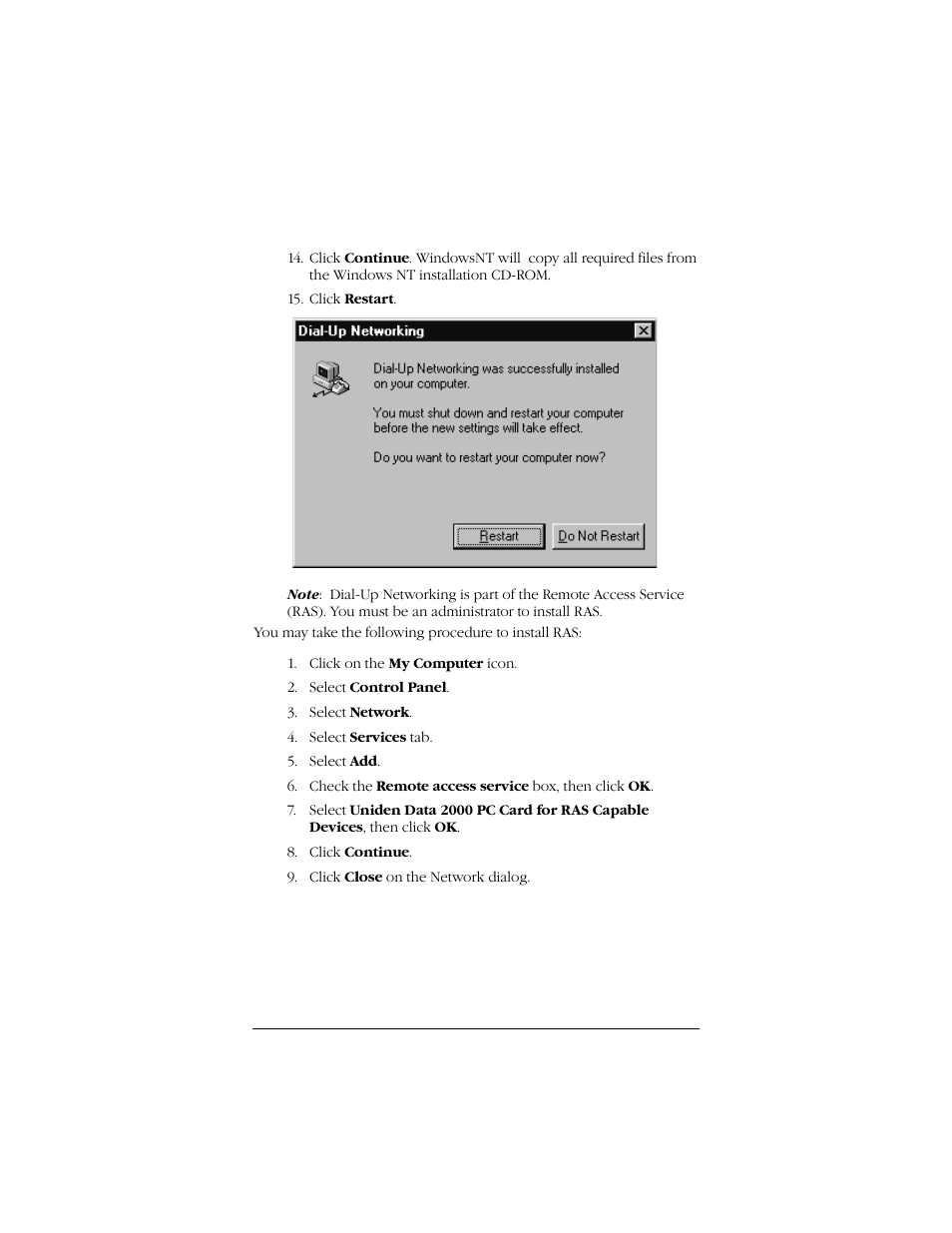 Uniden Data 2000 Wireless CDPD PC Card User Manual | Page 50 / 99