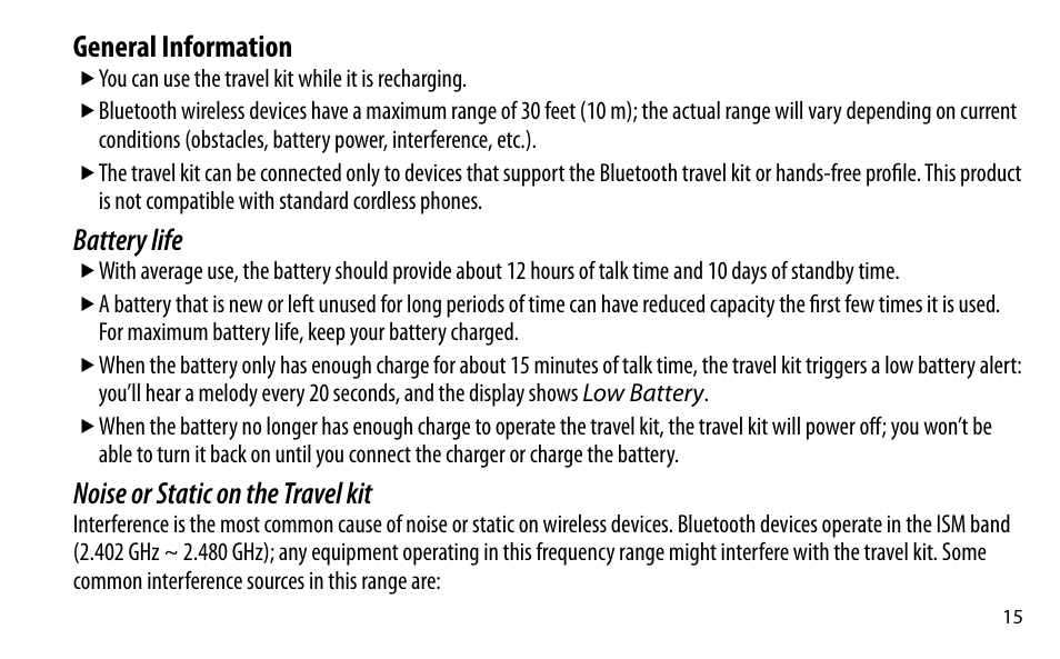 Uniden BTSC1500 User Manual | Page 15 / 20