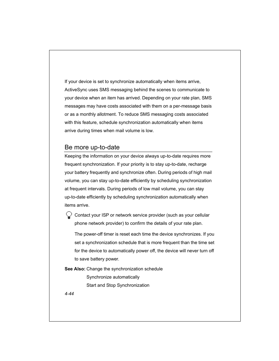Be more up-to-date | Unitech PA950 User Manual | Page 44 / 204