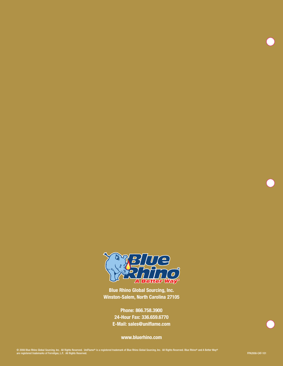 Uniflame S-7700 User Manual | Page 80 / 80
