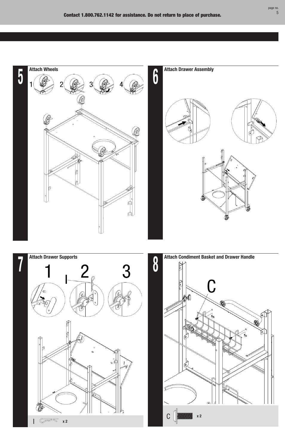 Uniflame GBC940WIR User Manual | Page 5 / 28