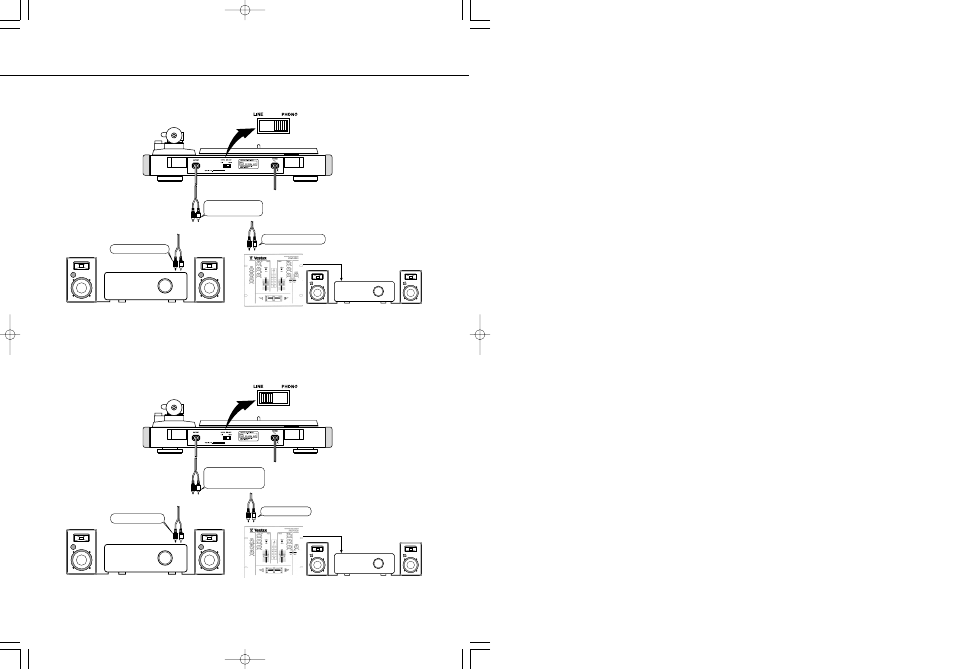 Connection diagram(example) | Vestax BDT-2500 User Manual | Page 9 / 12