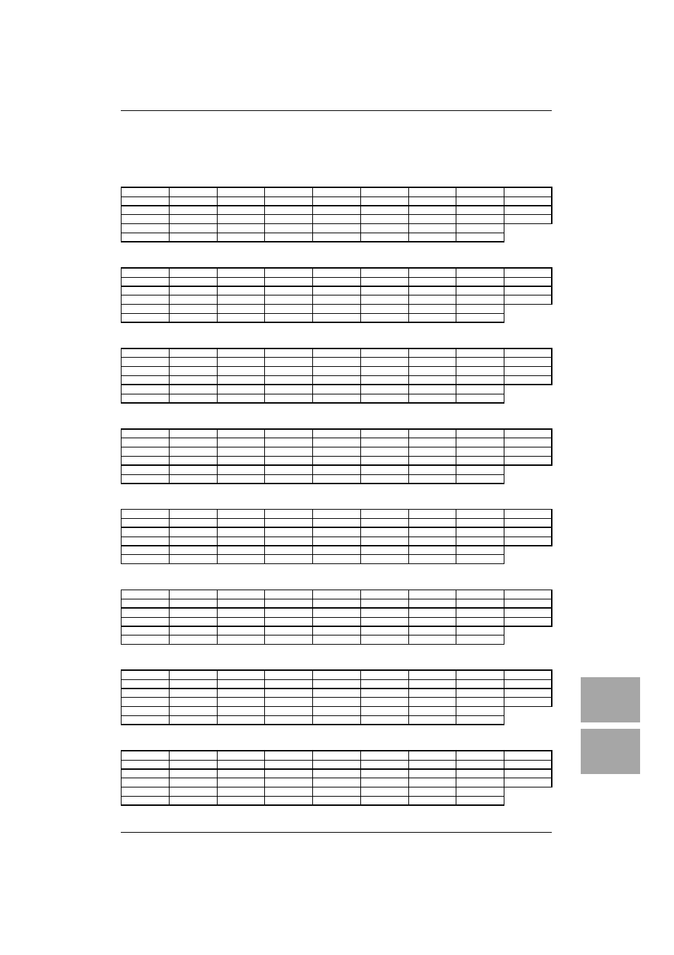 Program list | Vox E 1 User Manual | Page 67 / 76