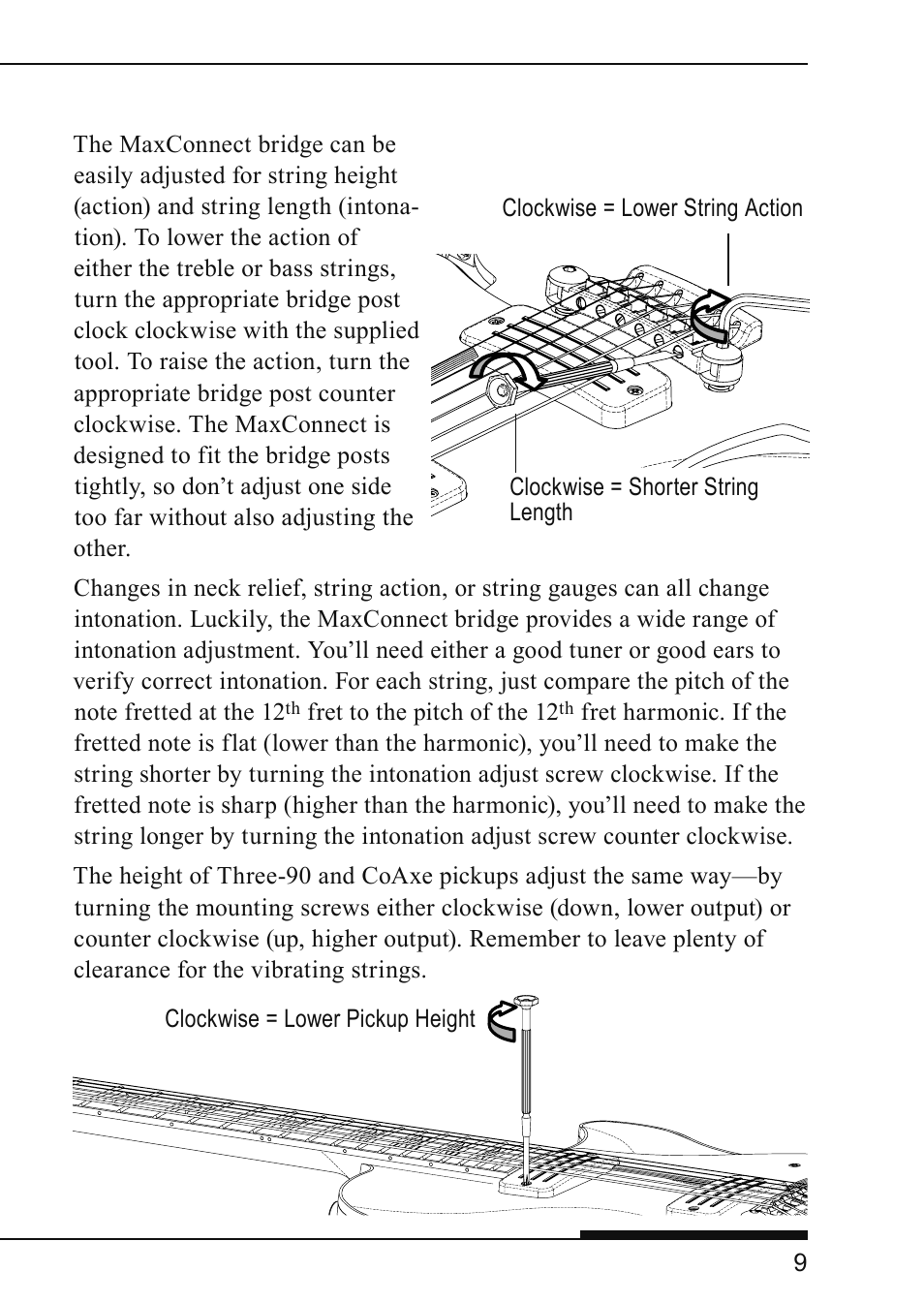 Vox VIRAGE VGSC User Manual | Page 11 / 43