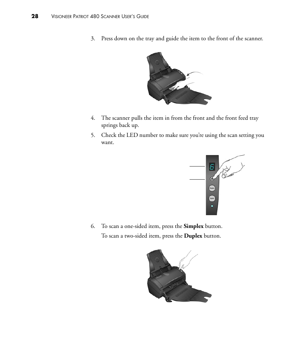 Visioneer PATRIOT 480 User Manual | Page 33 / 114