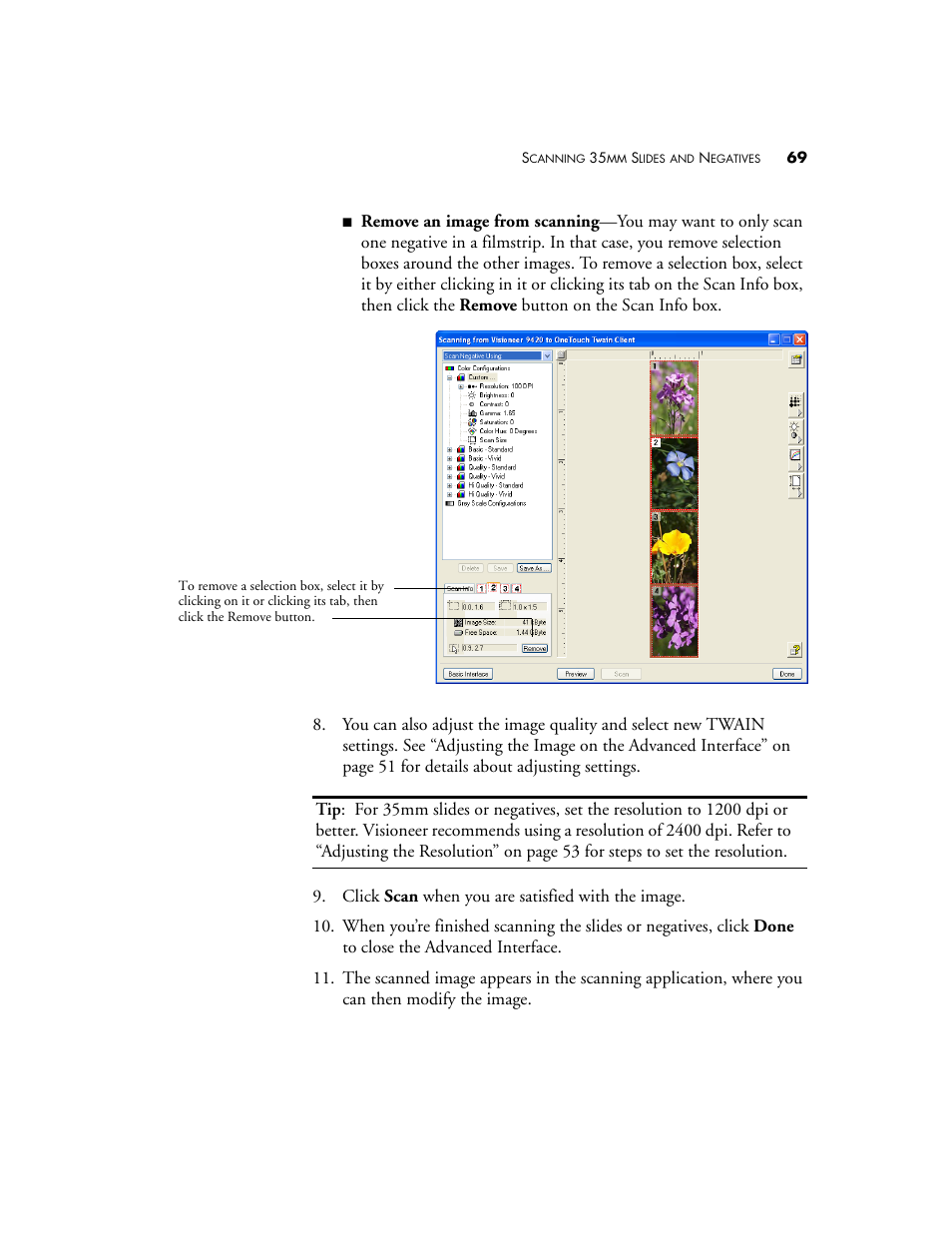 Visioneer One Touch 9420 User Manual | Page 76 / 154