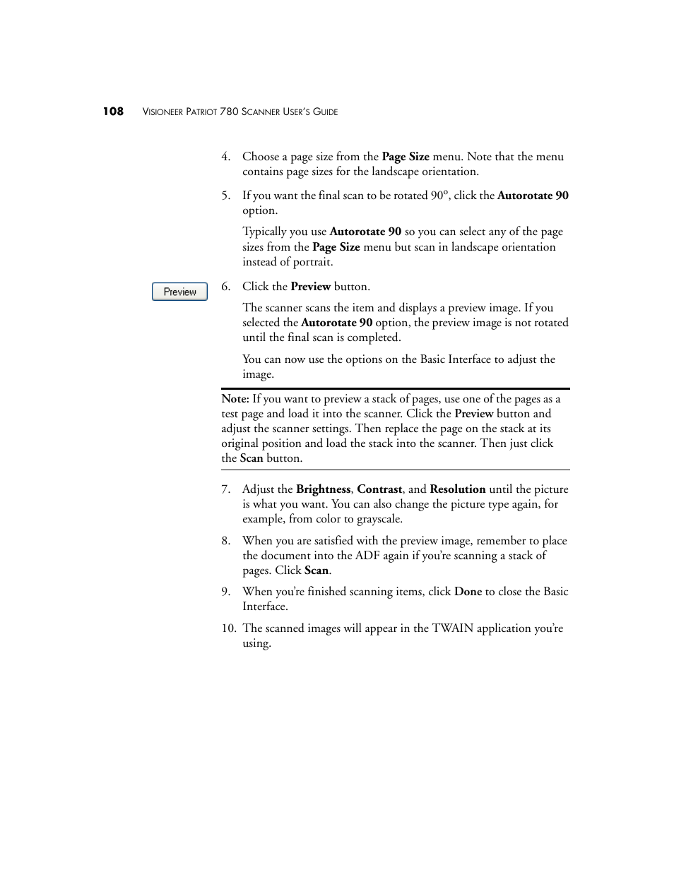 Visioneer Patriot 780 User Manual | Page 115 / 160