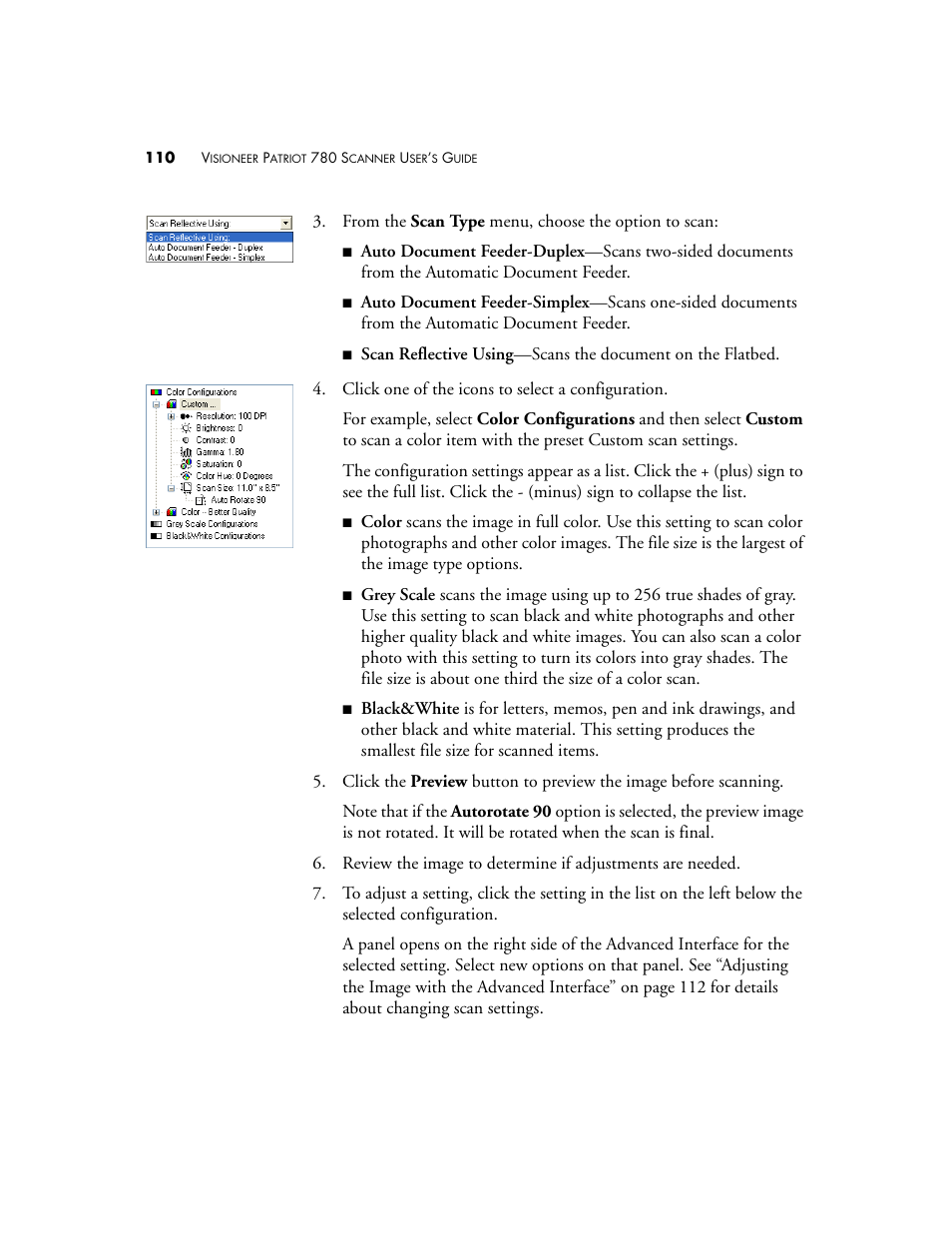 Visioneer Patriot 780 User Manual | Page 117 / 160