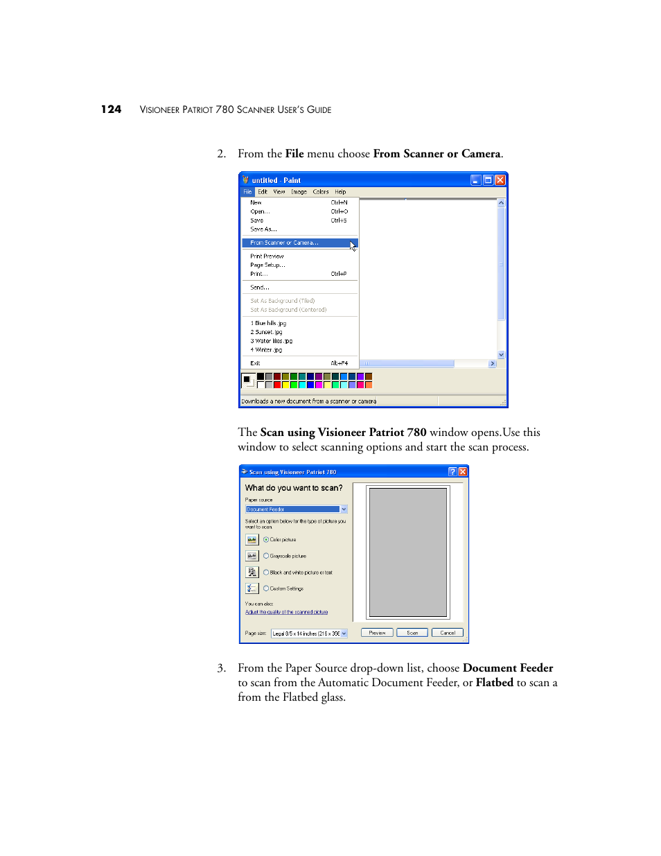 Visioneer Patriot 780 User Manual | Page 131 / 160
