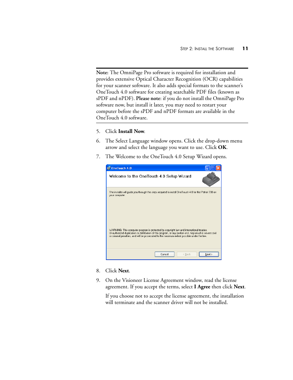 Visioneer Patriot 780 User Manual | Page 18 / 160