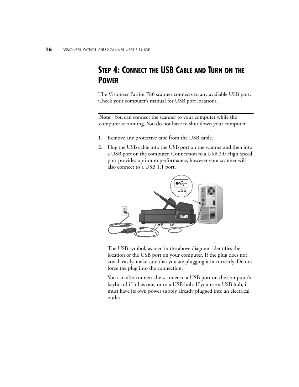 Usb c | Visioneer Patriot 780 User Manual | Page 23 / 160