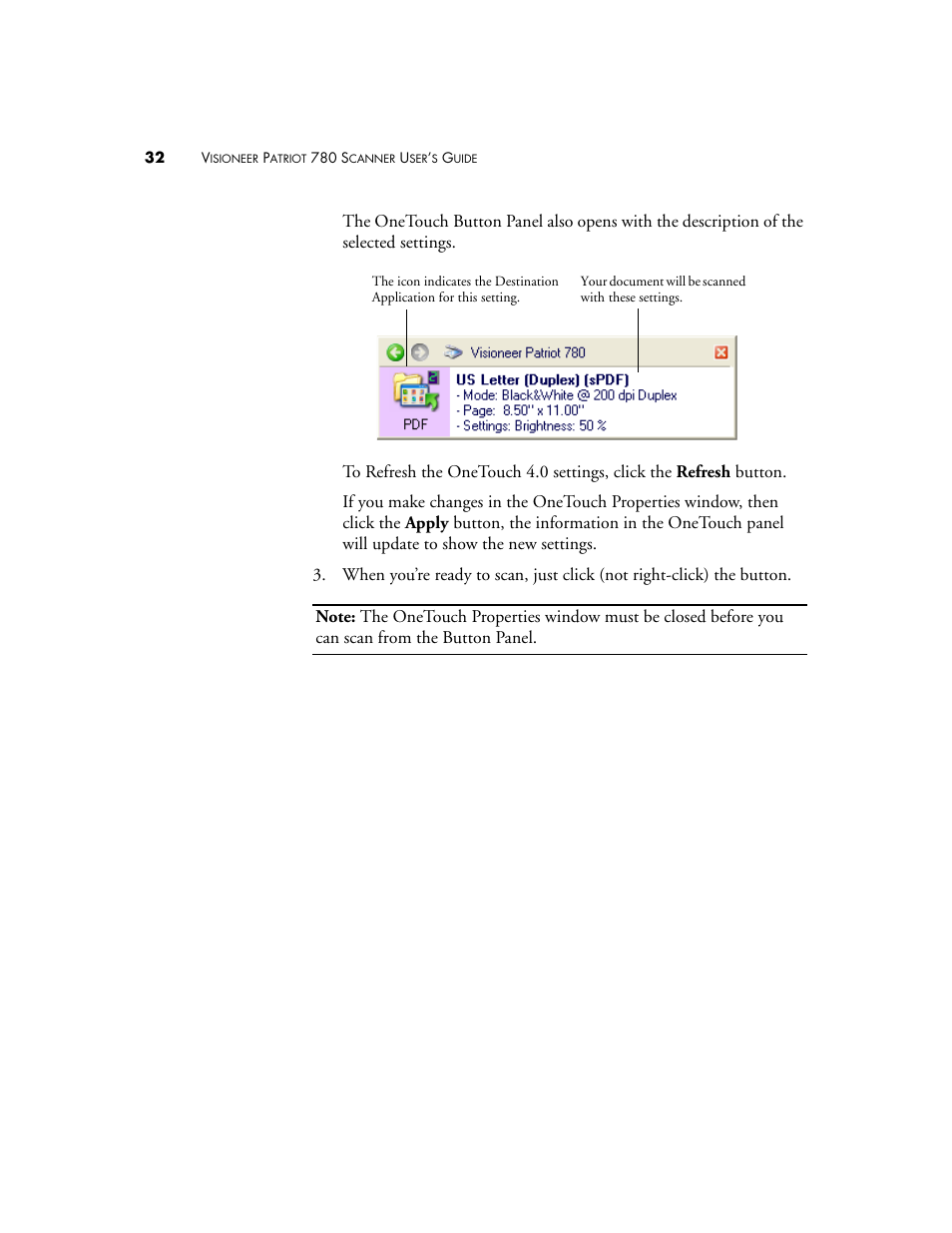 Visioneer Patriot 780 User Manual | Page 39 / 160