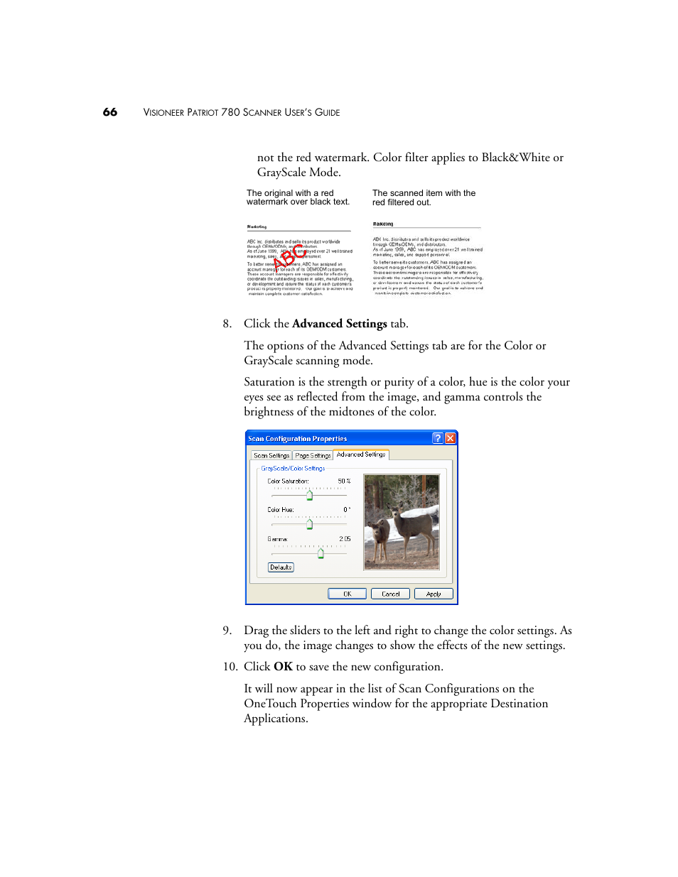 Visioneer Patriot 780 User Manual | Page 73 / 160
