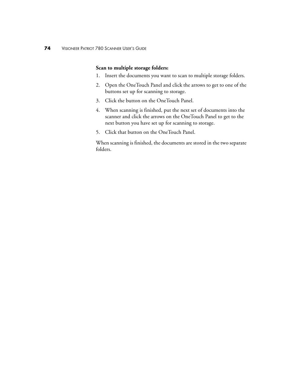 Visioneer Patriot 780 User Manual | Page 81 / 160