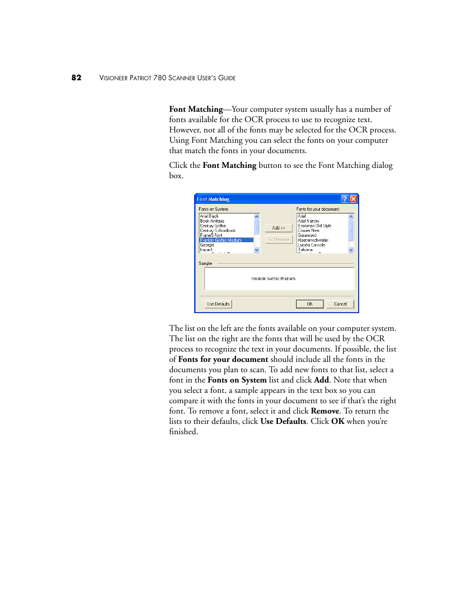 Visioneer Patriot 780 User Manual | Page 89 / 160