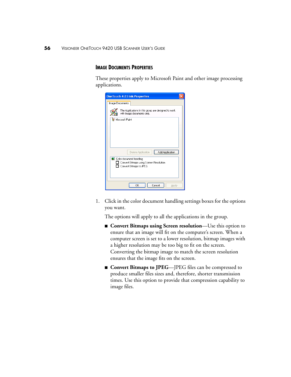Visioneer 9420 User Manual | Page 60 / 106