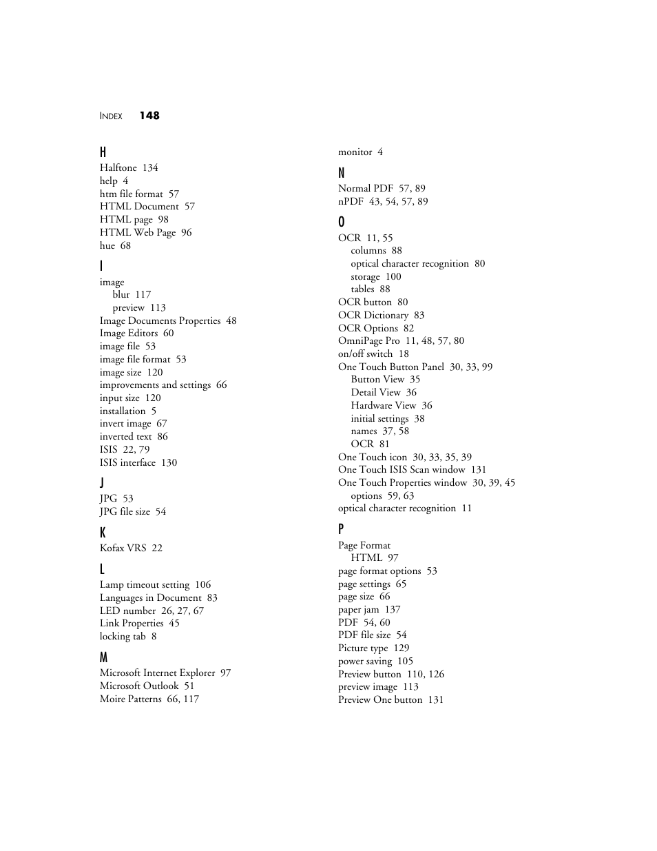 Visioneer Patriot 680 User Manual | Page 155 / 158