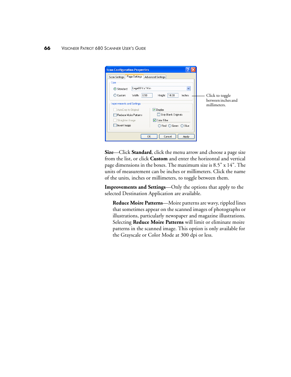 Visioneer Patriot 680 User Manual | Page 73 / 158