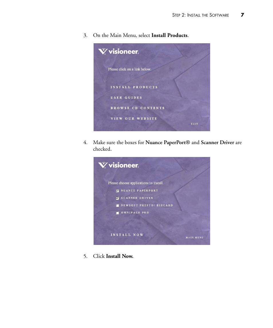 Visioneer PATRIOT 430 User Manual | Page 12 / 98