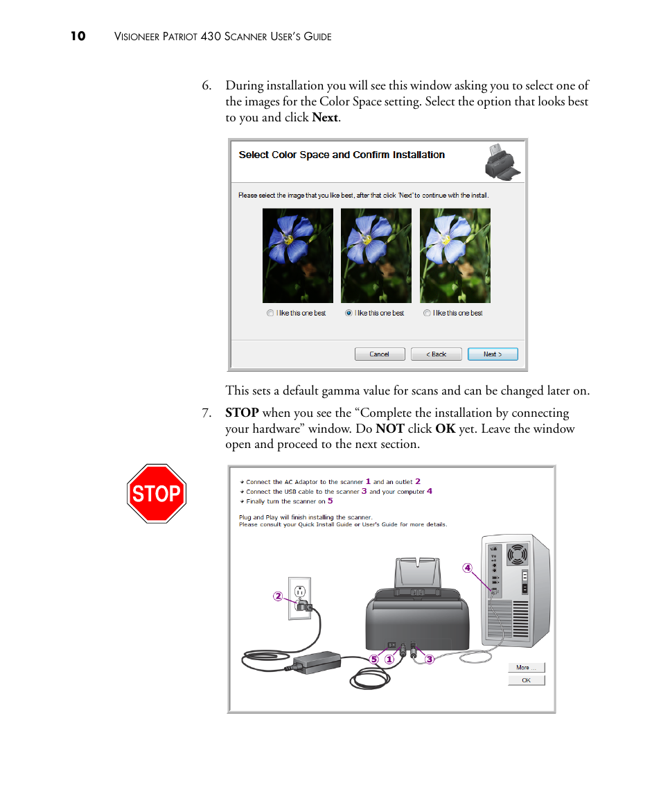 Visioneer PATRIOT 430 User Manual | Page 15 / 98