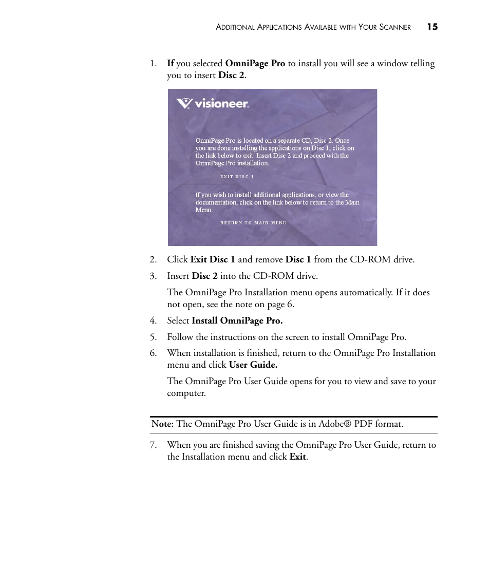 Visioneer PATRIOT 430 User Manual | Page 20 / 98