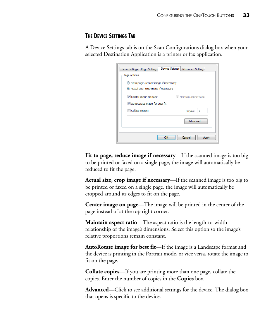 Visioneer PATRIOT 430 User Manual | Page 38 / 98