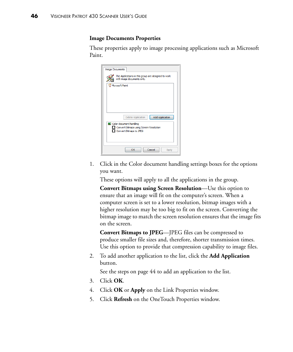 Visioneer PATRIOT 430 User Manual | Page 51 / 98