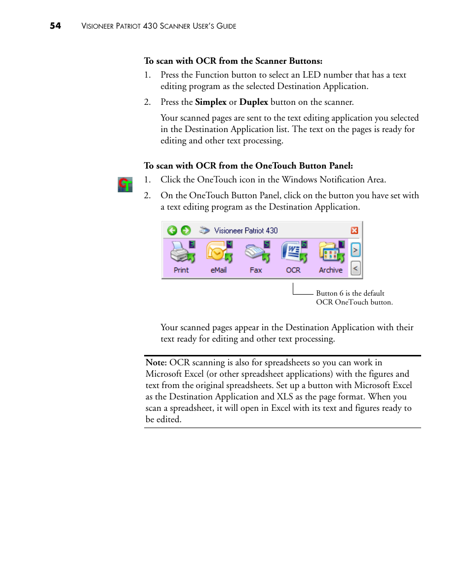 Visioneer PATRIOT 430 User Manual | Page 59 / 98