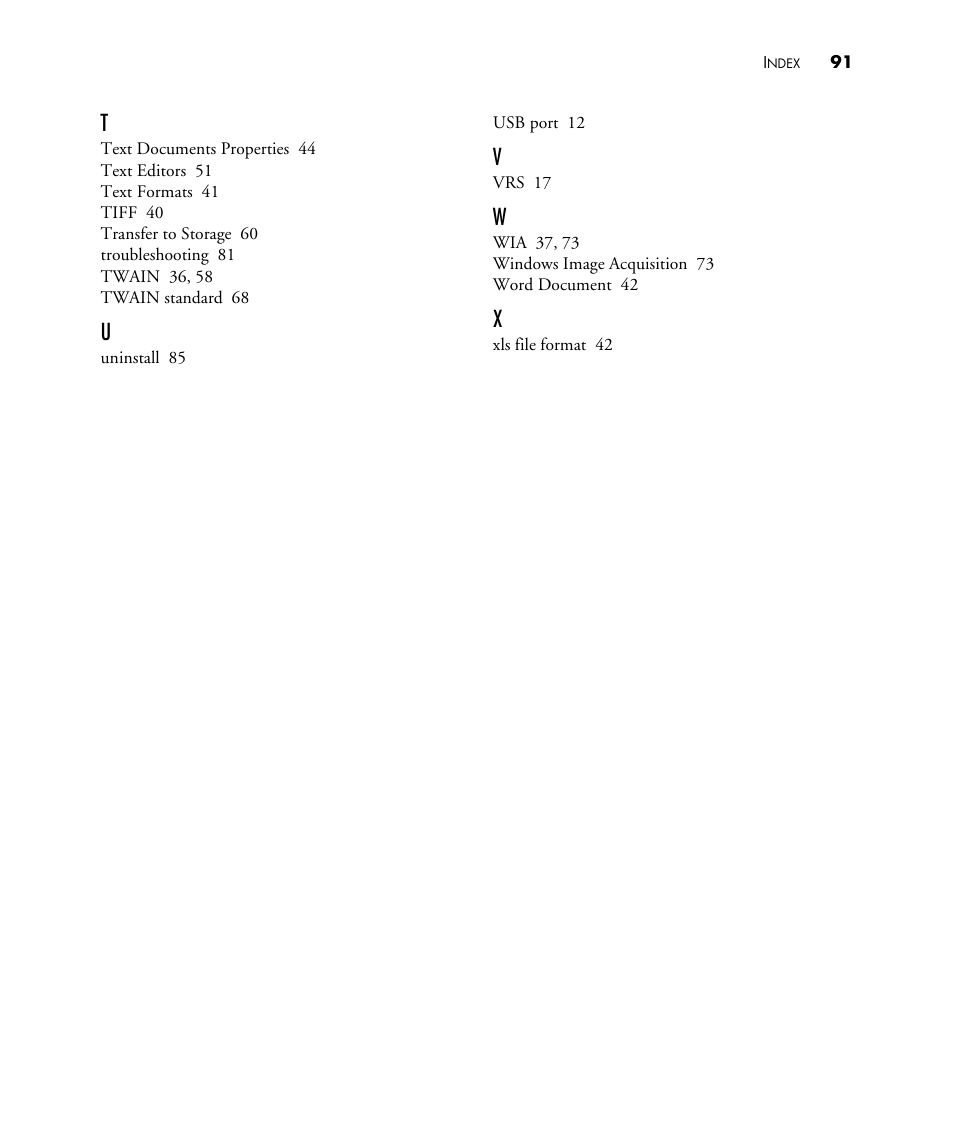 Visioneer PATRIOT 430 User Manual | Page 96 / 98
