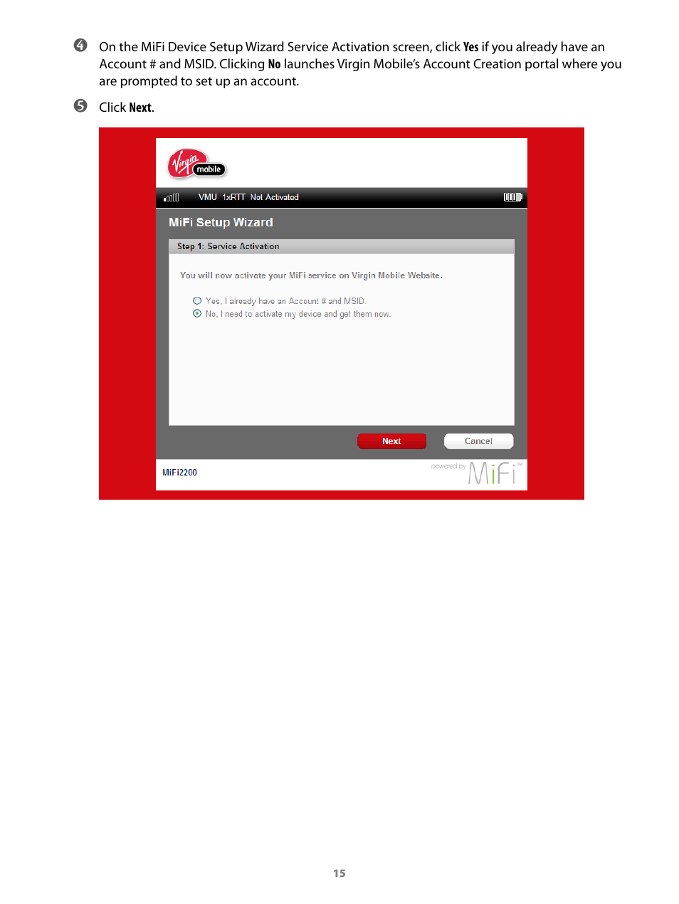 Virgin Mobile MIFI 2200 User Manual | Page 16 / 78