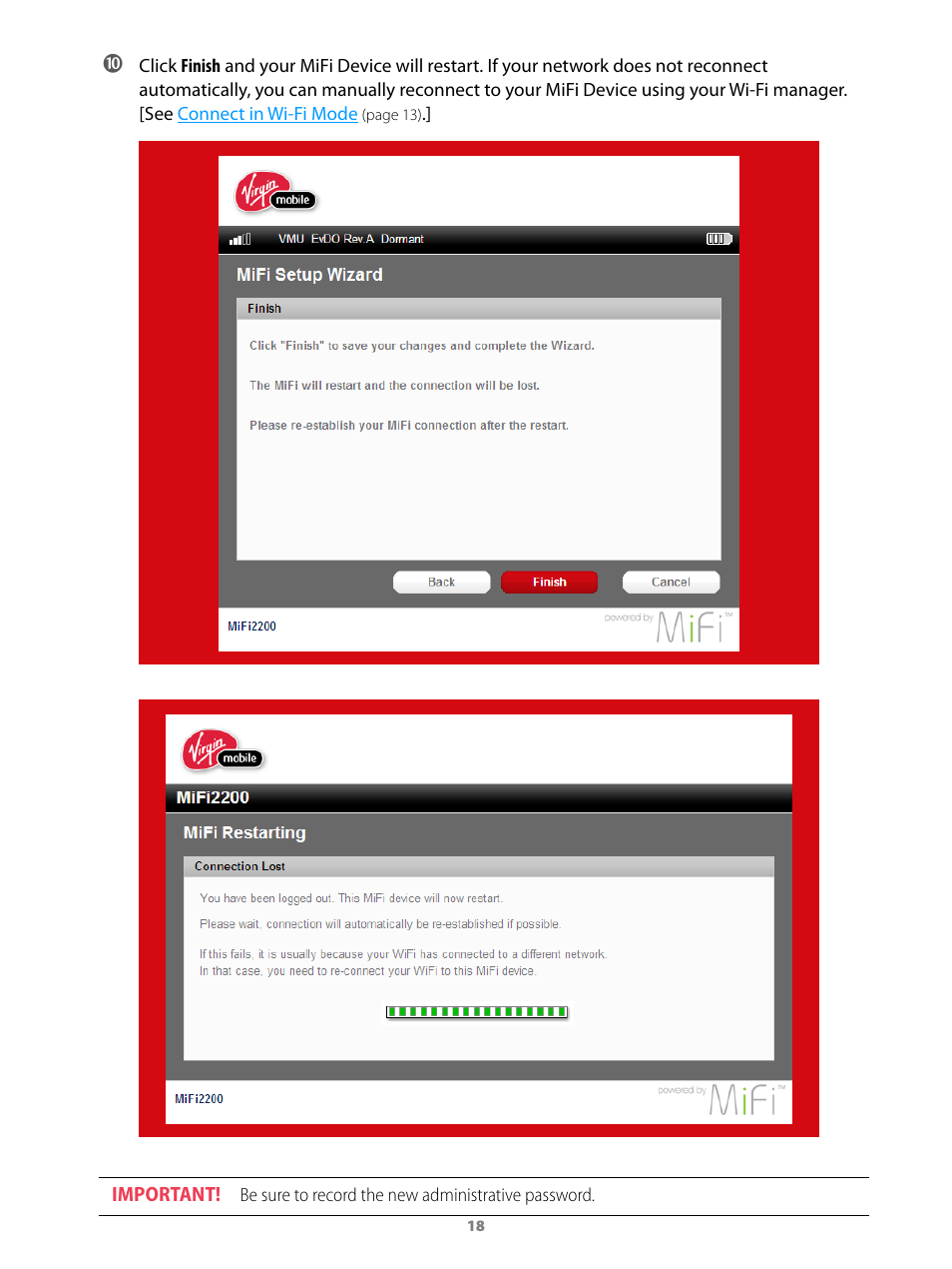 Virgin Mobile MIFI 2200 User Manual | Page 19 / 78