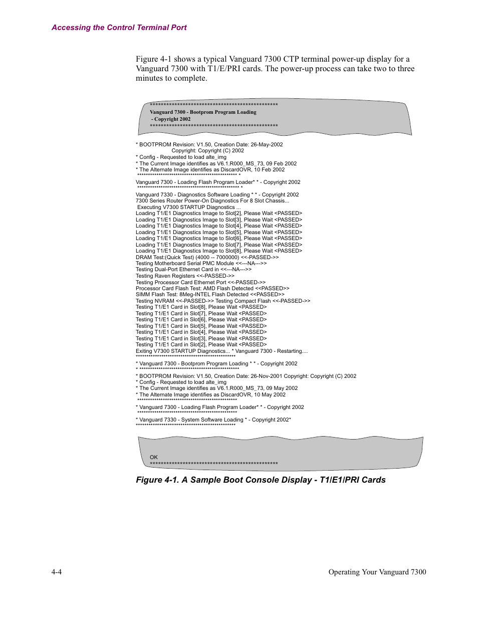 Vanguard Managed Solutions Vanguard 7300 Series User Manual | Page 114 / 227