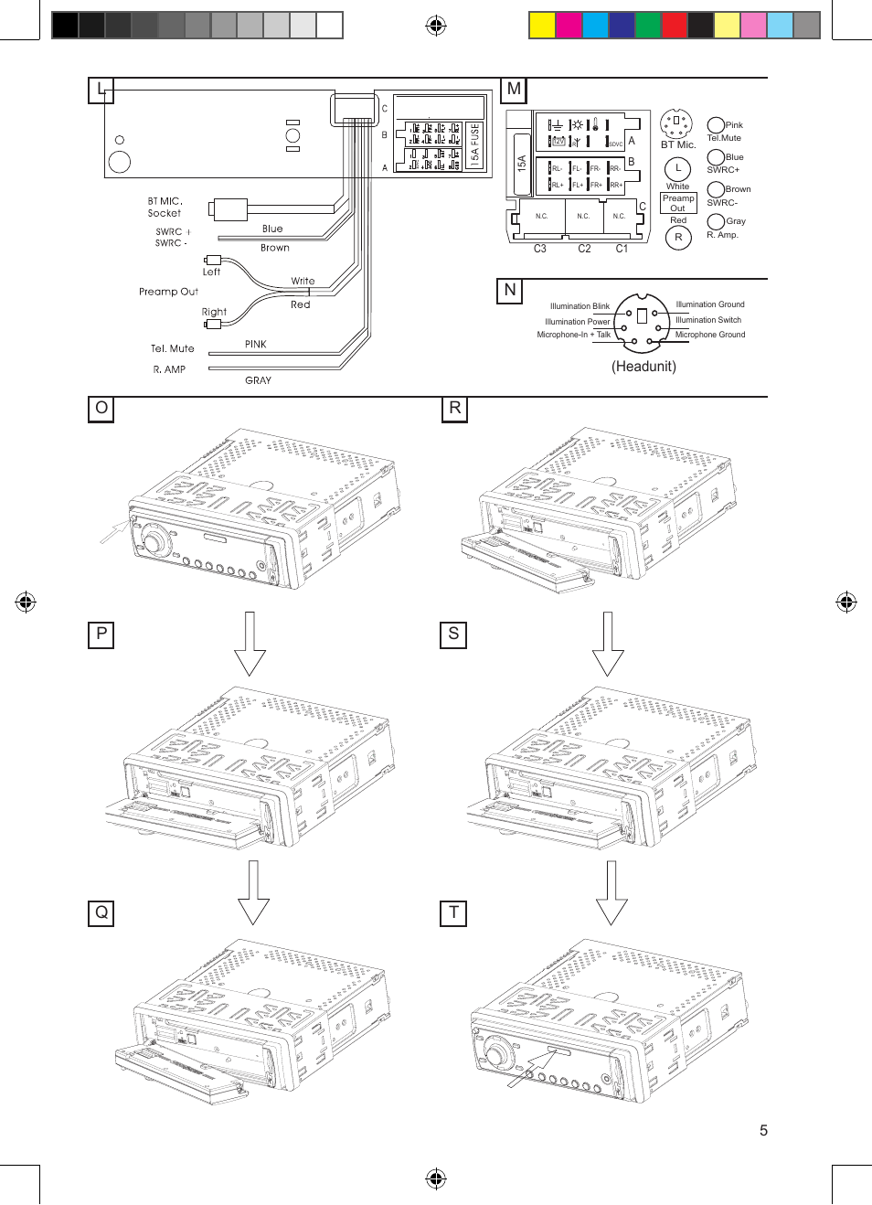 Headunit) | VDO Dayton CD 2327 G User Manual | Page 5 / 29