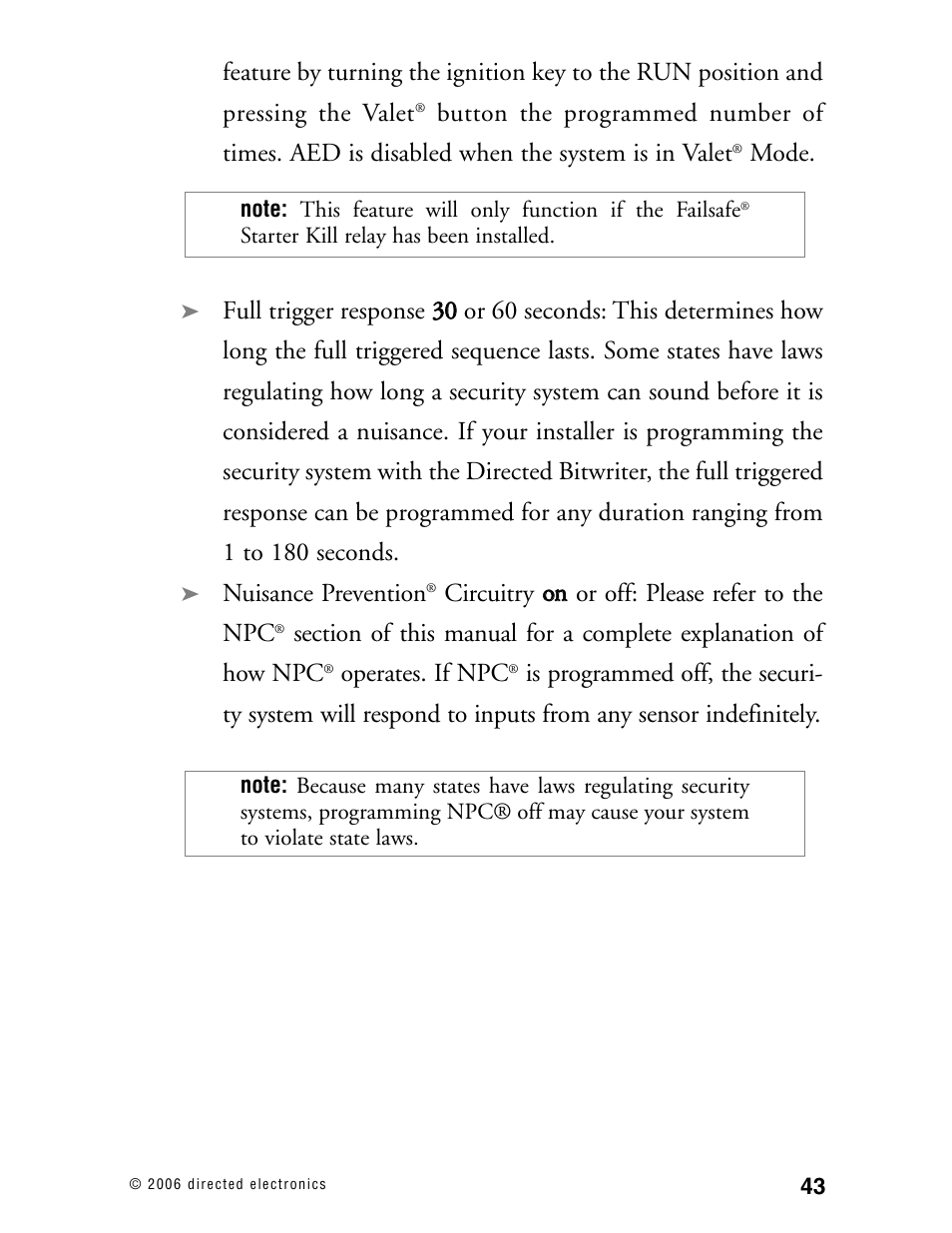 Viper 5002 User Manual | Page 48 / 61
