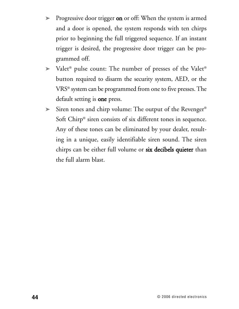 Viper 5002 User Manual | Page 49 / 61