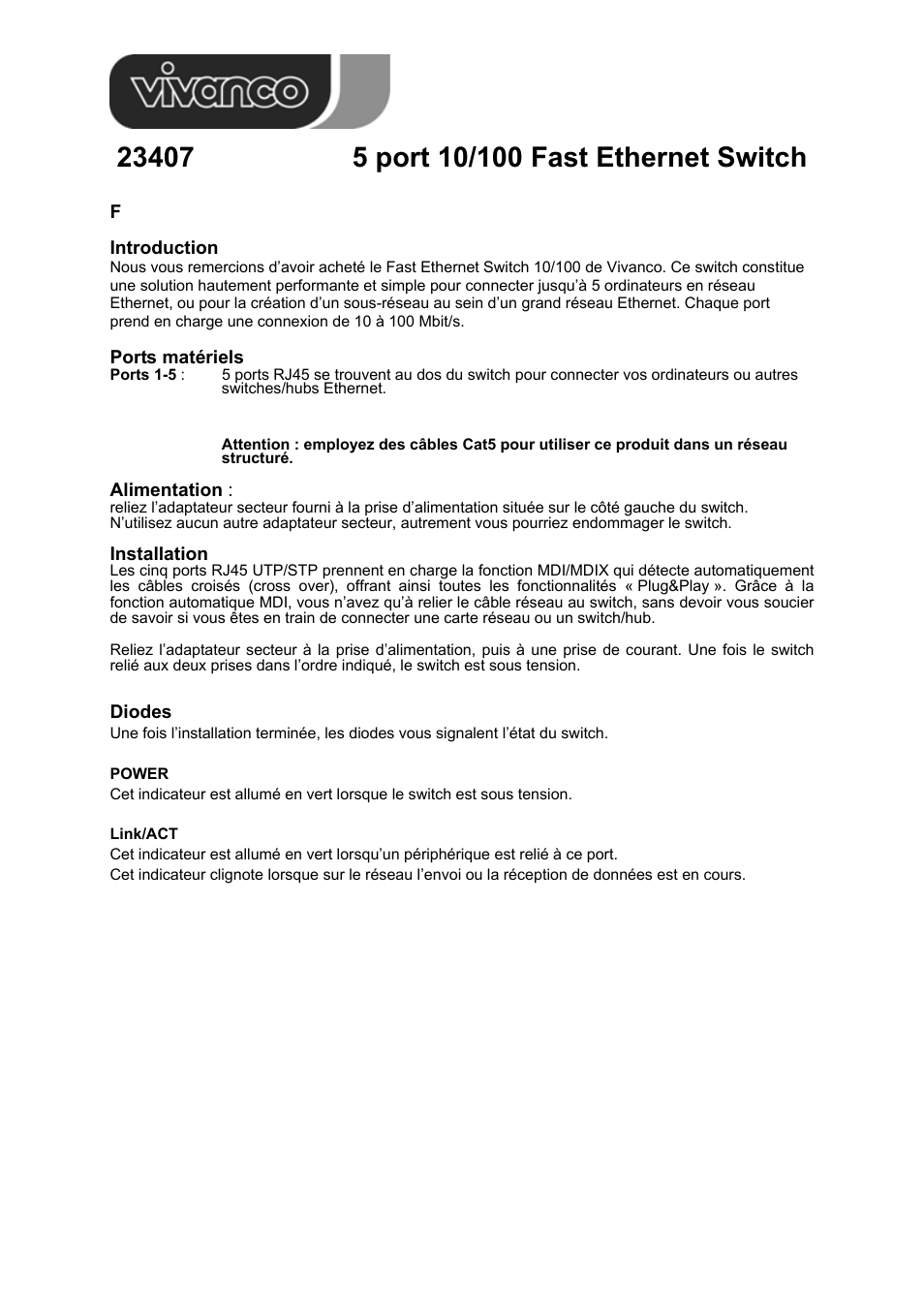 VIVANCO 23407 User Manual | Page 4 / 12