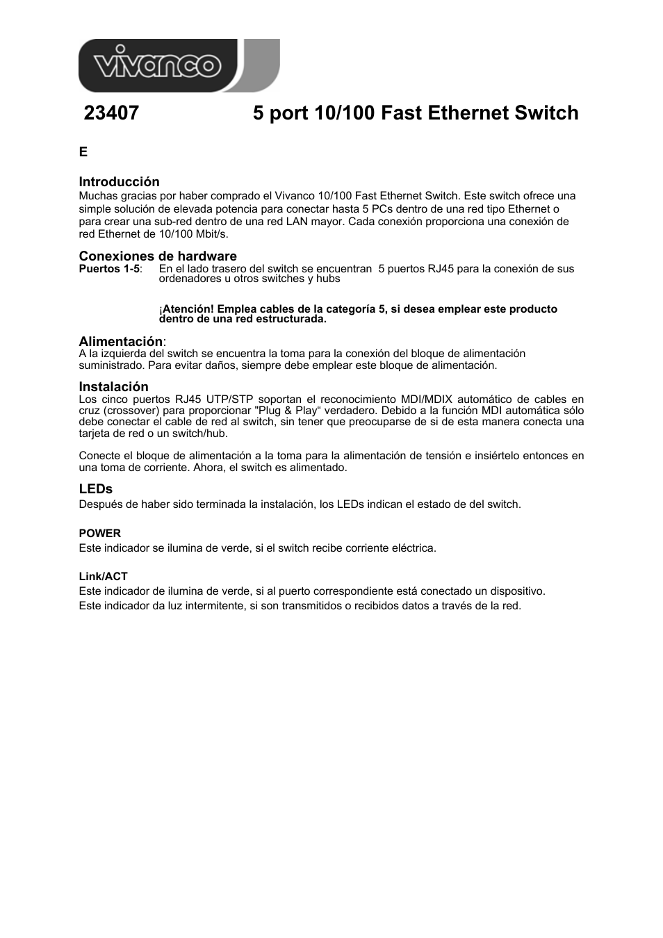 VIVANCO 23407 User Manual | Page 5 / 12
