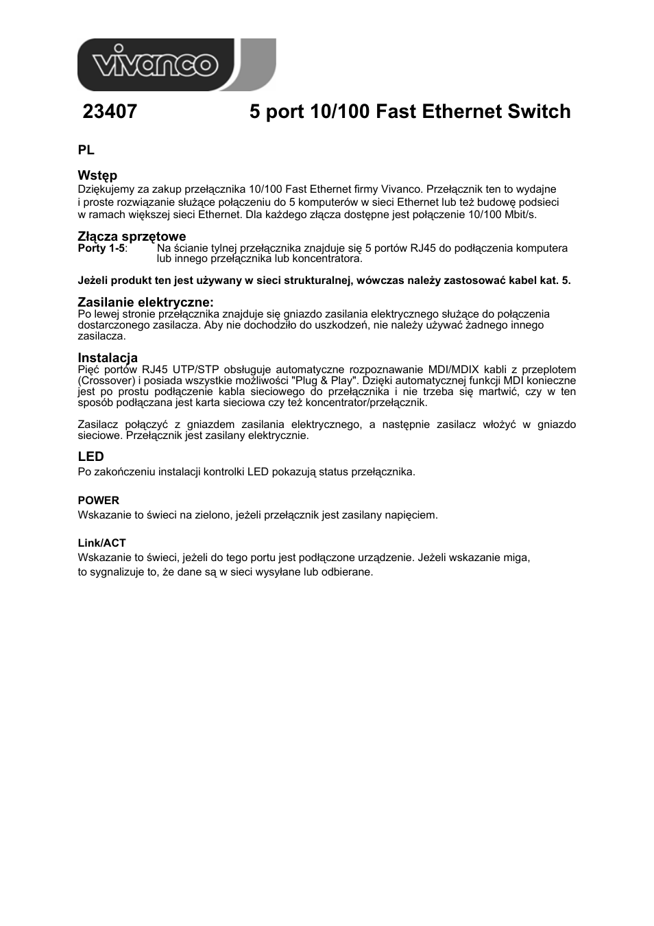 VIVANCO 23407 User Manual | Page 9 / 12