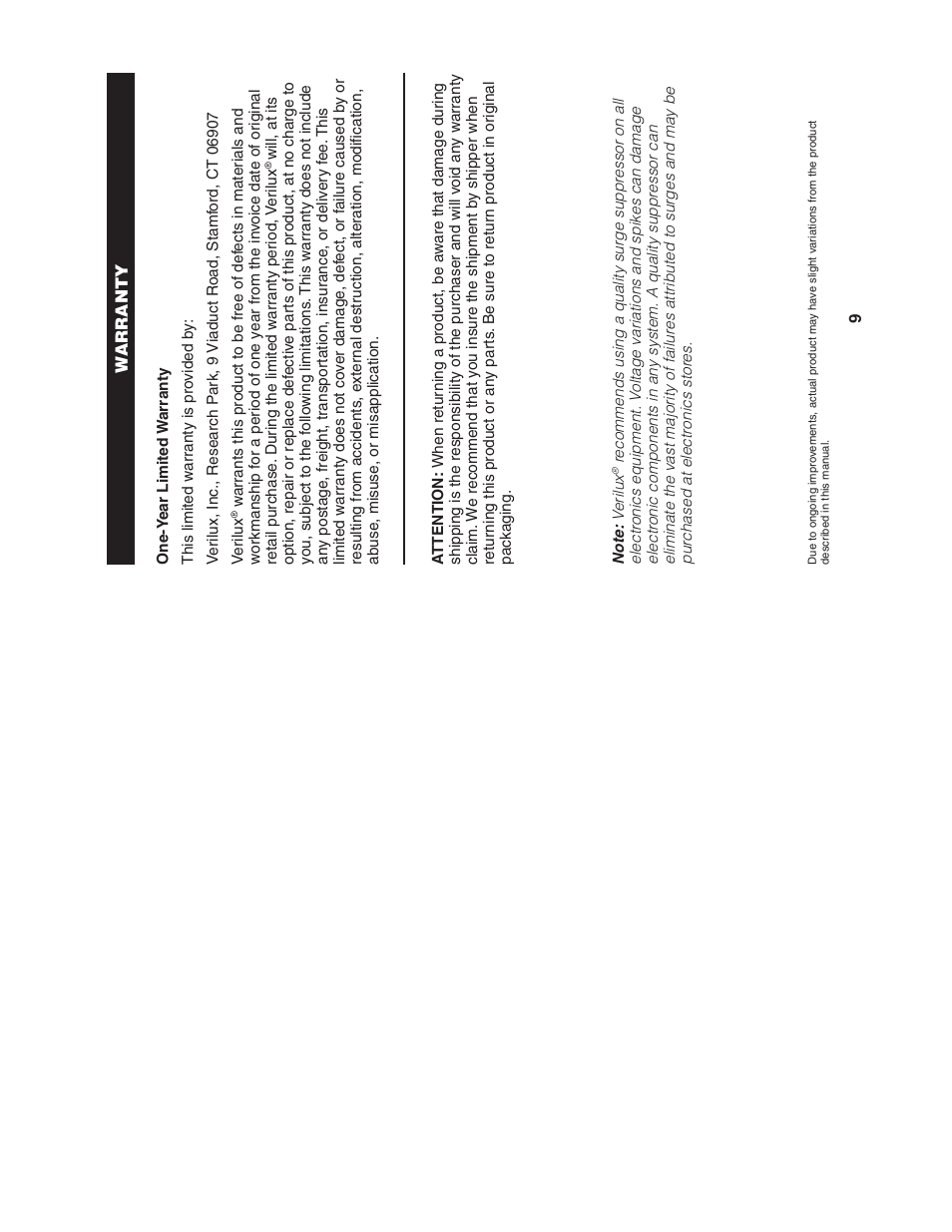 Verilux Mood Enhancement System VT01 User Manual | Page 2 / 6