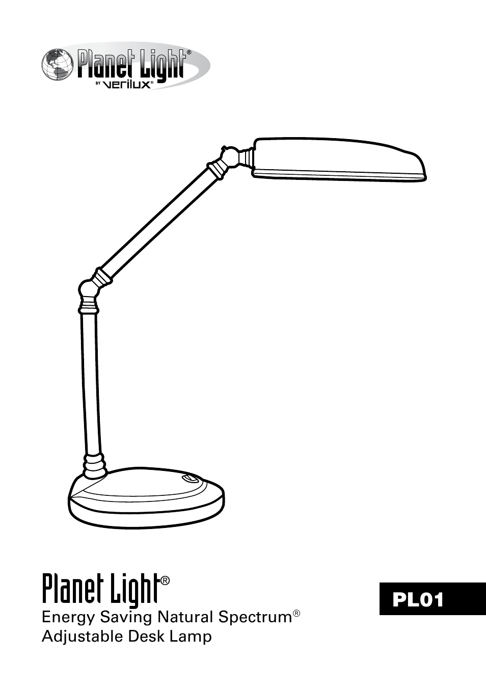 Verilux PL01PLANETLIGHT User Manual | 8 pages