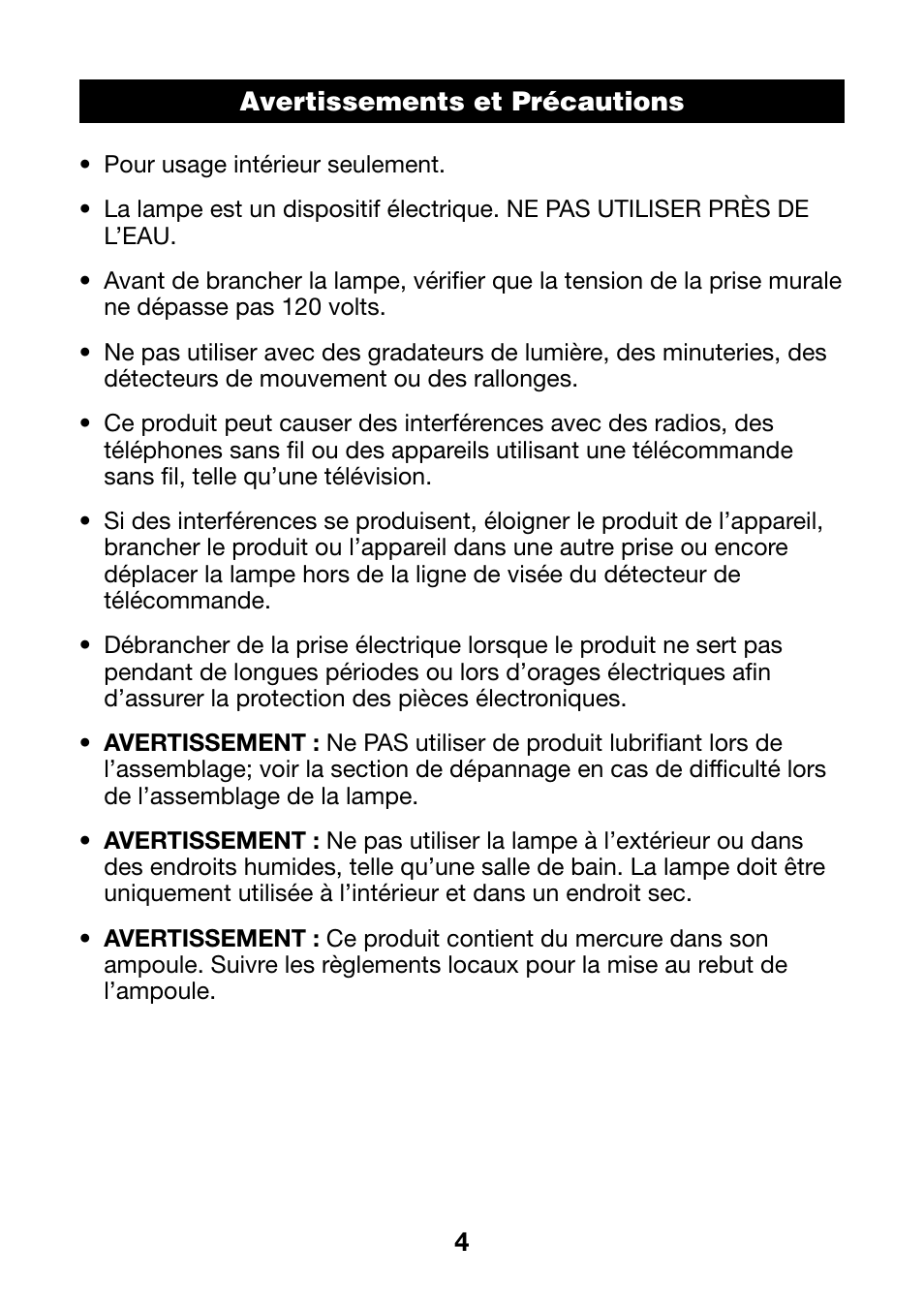Verilux PLANETLIGHT PL04 User Manual | Page 4 / 12