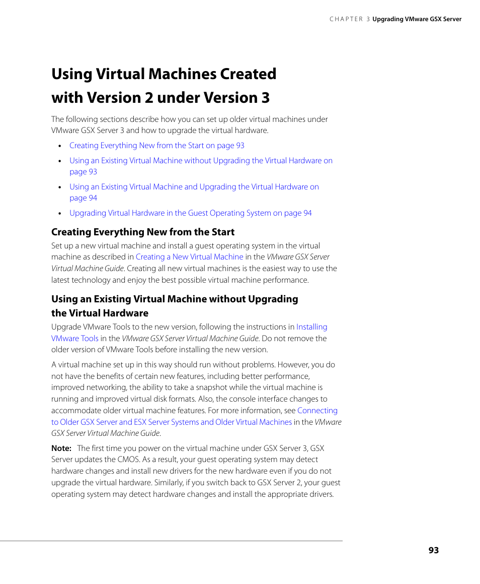 Creating everything new from the start | VMware GSX 3 User Manual | Page 93 / 240