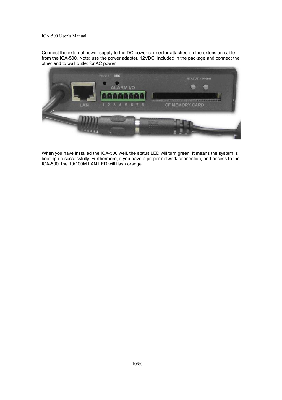 Veo ICA-500 User Manual | Page 10 / 80